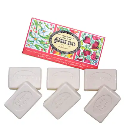 Imagem do produto Kit Phebo Mediterrâneo Banho - Sabonetes em Barra 6x100g