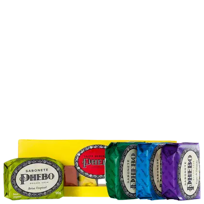 Imagem do produto Kit Phebo Tradicional Caixa Amarela - Sabonetes em Barra 8x90g