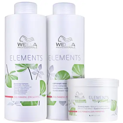 Imagem do produto Kit Wella Professionals Elements Renewing Trio Salon (3 Produtos)