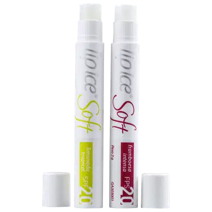 Imagem do produto Lip Ice Pack Soft Limonada e Framboesa FPS 20 - Protetor Labial (2 unidades)