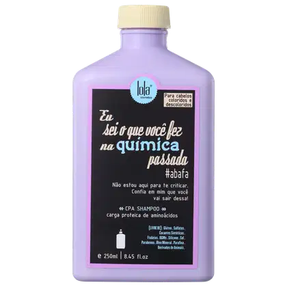 Imagem do produto Lola Cosmetics Eu Sei o Que Você Fez na Química Passada - Shampoo sem Sulfato 250ml
