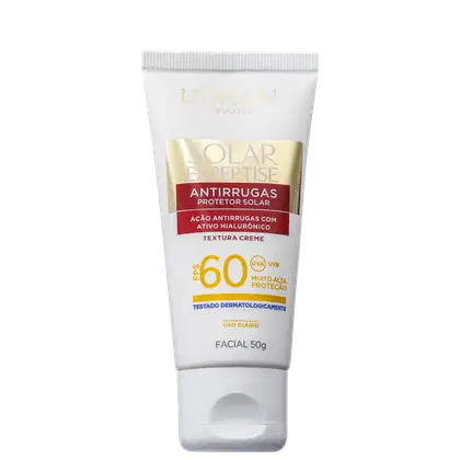 Imagem do produto L'Oréal Paris Solar Expertise Antirrugas FPS 60 - Protetor Solar Facial 50g