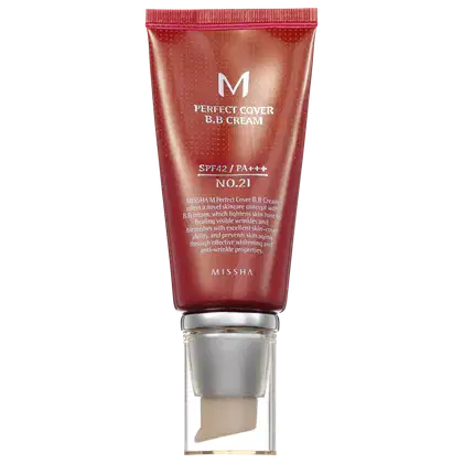 Imagem do produto Missha M Perfect Cover Nº 21 Light Beige - BB Cream 50ml