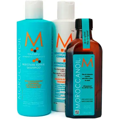 Imagem do produto Moroccanoil Repair Oil Treatment Kit (3 Produtos)
