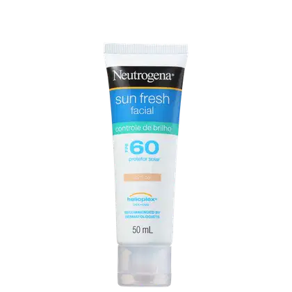 Imagem do produto Neutrogena Sun Fresh Controle de Brilho FPS 60 - Protetor Solar com Cor 50ml