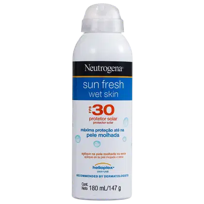 Imagem do produto Neutrogena Sun Fresh Wet Skin FPS 30 - Protetor Solar 180ml