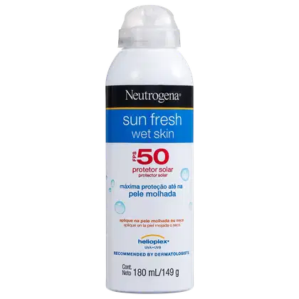 Imagem do produto Neutrogena Sun Fresh Wet Skin FPS 50 - Protetor Solar 180ml