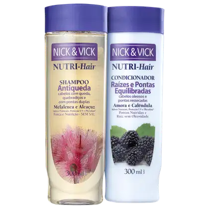 Imagem do produto Kit Nick & Vick NUTRI-Hair Cabelos Fortes (2 Produtos)