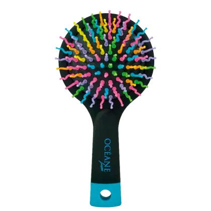 Imagem do produto Océane Rainbow Brush Preta - Mini Escova de Cabelo