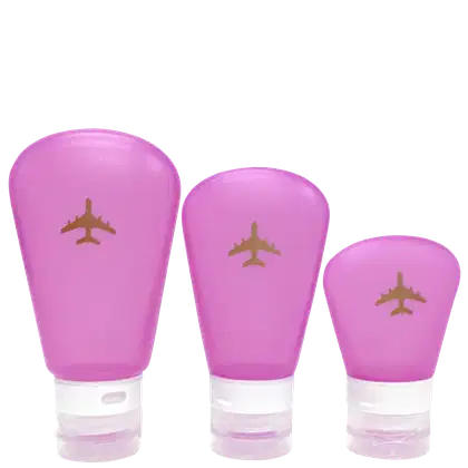 Imagem do produto Océane Trip Glam Kit - Frascos de Silicone para Viagem