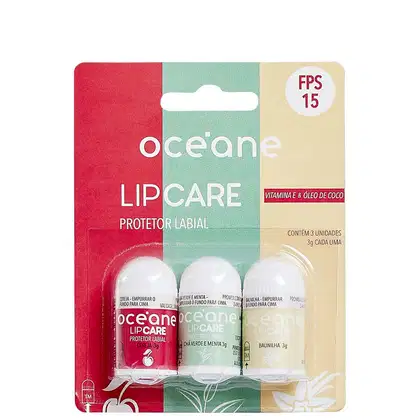 Imagem do produto Kit Océane LipCare - Protetores Labiais 3x3g