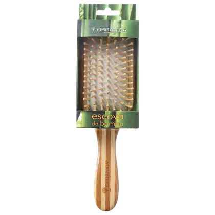 Imagem do produto Orgânica Bambu Quadrada - Escova de Madeira