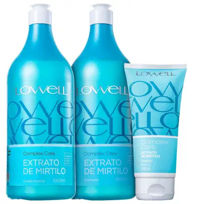 Imagem do produto Kit Lowell Complex Care Mirtilo Salon Trio (3 Produtos)