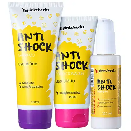 Imagem do produto Kit Pink Cheeks Anti Shock Trio (3 Produtos)
