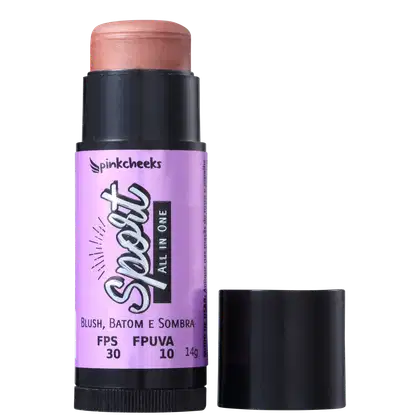 Imagem do produto Pink Cheeks Sport Make Up All In One FPS30 Terracota - Bastão Multifuncional Luminoso 14g