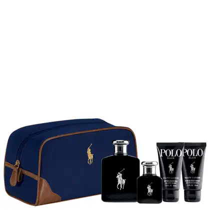 Imagem do produto Conjunto Polo Black Ralph Lauren Masculino - Eau de Toilette 125ml + Eau de Toilette 40ml + Gel de Banho 50ml + Pós-Barba 50ml