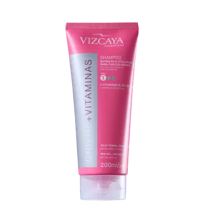 Imagem do produto Vizcaya Brilho e Vitaminas - Shampoo sem Sal 200ml