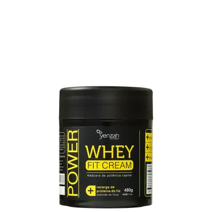 Imagem do produto Yenzah Power Whey Fit Cream - Máscara Capilar 480g