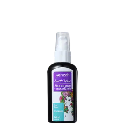 Imagem do produto Yenzah Sou+Cachos Óleo de Coco + Macadâmia - Óleo Capilar 60ml
