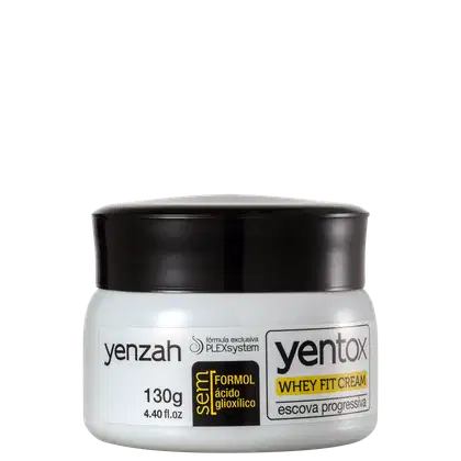 Imagem do produto Yenzah Power Whey Yentox Whey Fit Cream - Escova Progressiva 130g