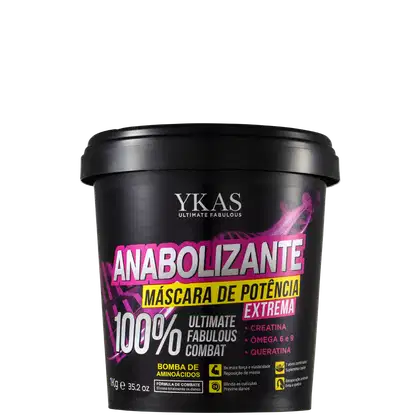 Imagem do produto YKAS Anabolizante Capilar de Potência - Máscara 1000g