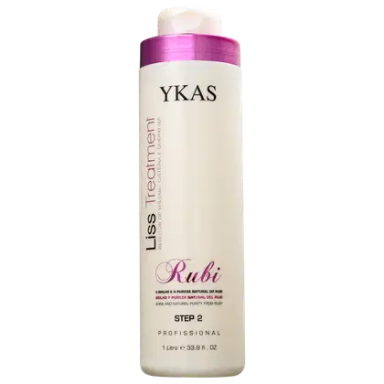 Imagem do produto YKAS Liss Treatment Rubi Step 2 - Redutor de Volume 1000ml