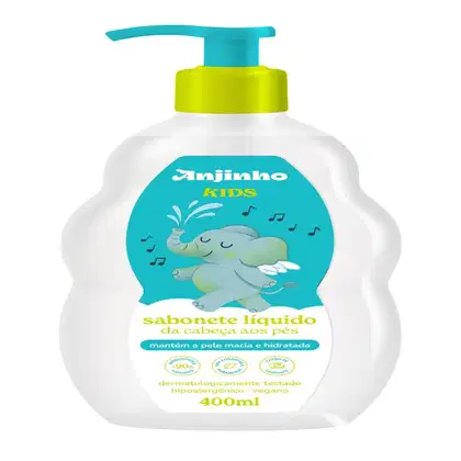 Imagem do produto Anjinho Kids Sabonete Líquido Da Cabeça Aos Pés 400ml
