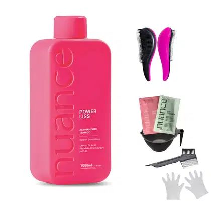 Imagem do produto Selagem Alinhamento Térmico Power Liss Nuance 1L Escova Lisa
