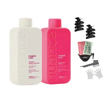 Imagem do produto Kit Progressiva Power Liss + Shampo Anti Resíduos 1 Litro