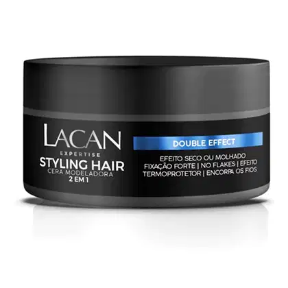 Imagem do produto Cera modeladora 2 em 1 Double effect Lacan 90gr