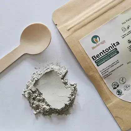 Imagem do produto Bentonita - Argila 100% natural - Uso cosmético/rosto, cabelo e corpo