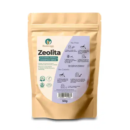 Imagem do produto Zeolita - Argila 100% natural - Uso cosmético/rosto, cabelo e corpo