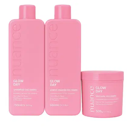 Imagem do produto Kit Glow Day Nutritivo Emoliente Uso Diário 3 Itens Nuance