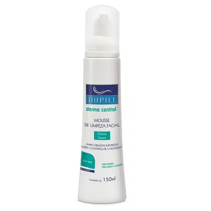 Imagem do produto Mousse de limpeza facial Nupill Derme Control