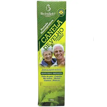 Imagem do produto BIO INSTINTO POMADA CANELA DE VELHO COM SEBO DE CARNEIRO150G