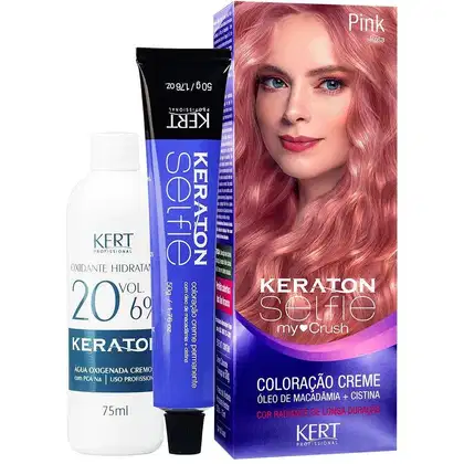 Imagem do produto COLORAÇÃO CREME KERATON SELFIE MY CRUSH ROSA PINK
