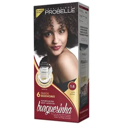 Imagem do produto TINTURA PROBELLE BURGUESINHA SEM AMONIA 1.6 PRETO MALBEC