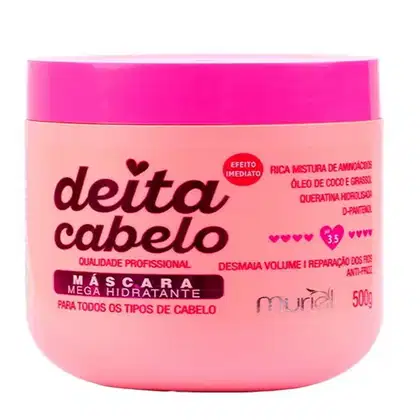 Imagem do produto MASCARA MURIEL DEITA CABELO MEGA HIDRATANTE  500G