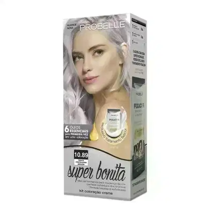 Imagem do produto TINTURA PROBELLE SUPER BONITA 10.89 LOURO CLARISSIMO PEROLA