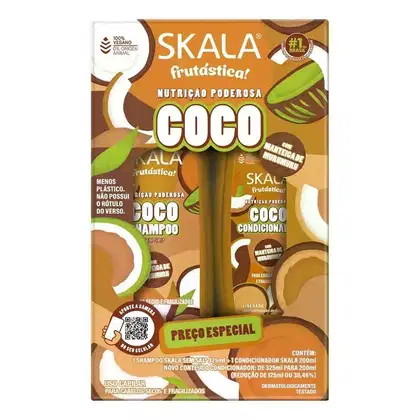 Imagem do produto Kit SKALA SHAMPOO 325ML+CONDICIONADOR 200ML FRUTASTICA COCO