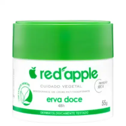Imagem do produto Desodorante Antitranspirante Creme Erva Doce 55G - Red Apple