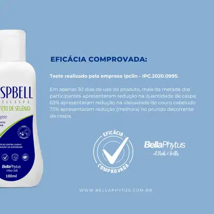 Imagem do produto CASPBELL SHAMPOO SULFETO DE SELÊNIO 100ML