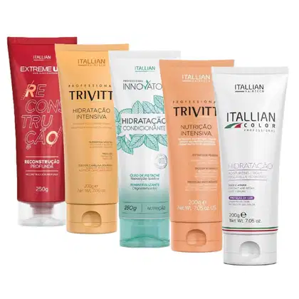 Imagem do produto Hidratação Trivitt, Innovator, Extreme Up e Itallian Color – Tratamento Capilar em 5 Passos