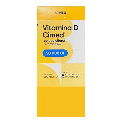 Imagem do produto Vitamina D 50.000UI c/ 8 cpr
