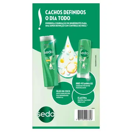 Imagem do produto Kit Seda Sh 300Ml+Cond 190Ml Cachos Definidos