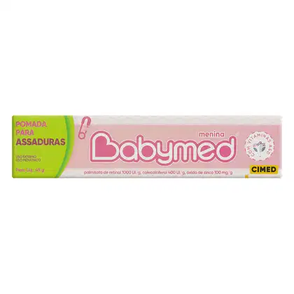 Kit Cimed Babymed Rosa Pomadas Para Prevenção De Assaduras com 3 Unidades