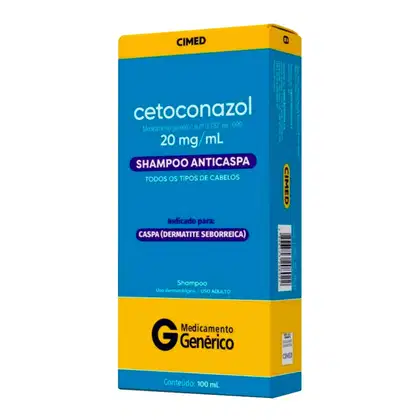 Imagem do produto Kit C/ 9 Shampoo Anticaspa Cetoconazol 100ml