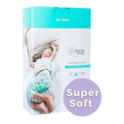 Imagem do produto Capa Antiácaro Para Colchão Casal Padrão Super Soft Tam 2 Alergoshop