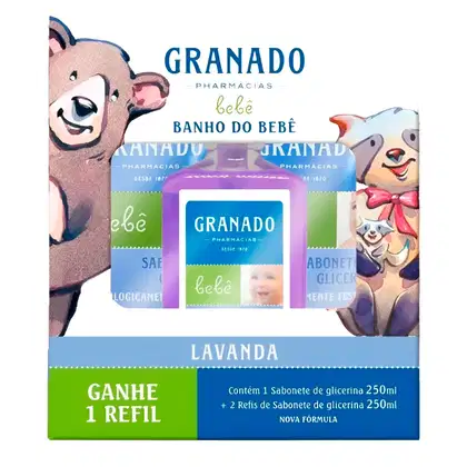 Imagem do produto Kit Banho do Bebê Lavanda Granado