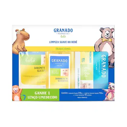 Imagem do produto Kit Limpeza Suave do Bebê Granado